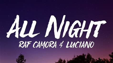 all night raf camora lyrics